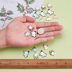 36Pcs 9 Style Alloy Enamel Pendants&nbsp;ENAM-PJ0001-03