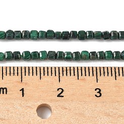 Natural Malachite Beads Strands&nbsp;G-D306-B01-2x2mm