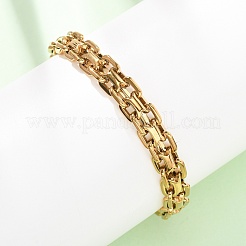 304 Stainless Steel Link Chain Bracelets&nbsp;BJEW-F529-14G