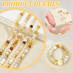 2 Strands Natural Yellow Opal Beads Strands&nbsp;G-NB0005-71