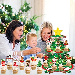 Christmas Tree Multi-layer Cupcake Stand&nbsp;PW-WG1E3B8-01