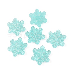 Christmas Translucent Resin Cabochons&nbsp;RESI-WH0026-40A-01