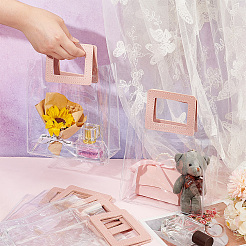 Transparent PVC Gift Bags with Handle&nbsp;DIY-WH0105-18