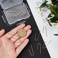 16Pcs Brass Hooks&nbsp;KK-BBC0008-10