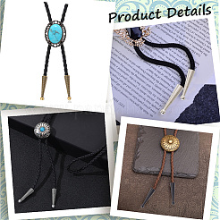 16Pcs 4 Colors Alloy Cord Ends&nbsp;FIND-GF0007-28