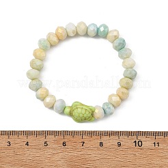 Glass & Synthetic Turquoise Beaded Bracelets&nbsp;BJEW-JB13889-01