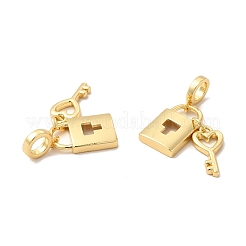 Rack Plating Brass European Dangle Charms&nbsp;KK-B068-17G