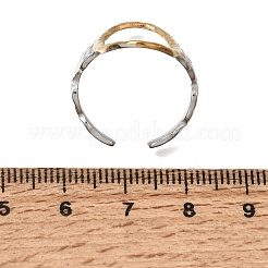 304 Stainless Steel Cuff Open Rings for Women&nbsp;SA-CBA7062-15GP