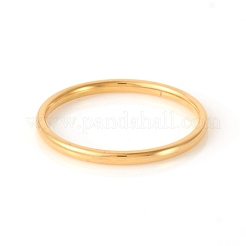 201 Stainless Steel Plain Band Rings&nbsp;X-RJEW-G107-1.5mm-6-G