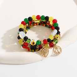 6Pcs 6 Style Stackable Bracelet Sets&nbsp;WS7366