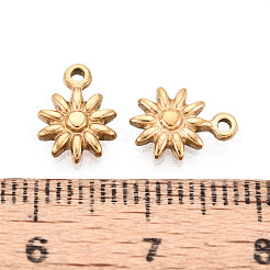 304 Stainless Steel Sun Charms&nbsp;STAS-T072-48G