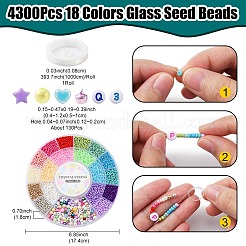 DIY Stretch Bracelet Making Kit&nbsp;DIY-YW0007-65