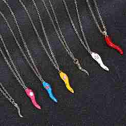 5Pcs Brass Enamel Pendants&nbsp;KK-SZ0002-52B