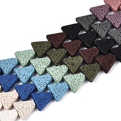 Natural Lava Rock Beads Strands&nbsp;G-N257-21A-01