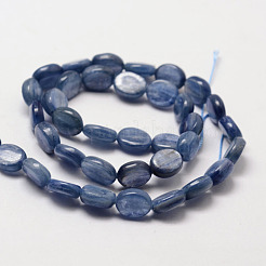 Oval Natural Kyanite/Cyanite/Disthene Bead Strands&nbsp;G-O139-01B