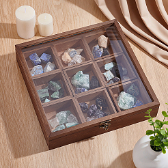 1Pc Detachable 9-Grid Wooden Storage Gift Boxes&nbsp;AJEW-PH0010-33