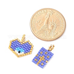 2Pcs Handmade Loom Pattern MIYUKI Glass Seed Beads&nbsp;PALLOY-MZ00607-05