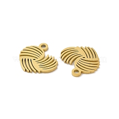 Ion Plating(IP) 304 Stainless Steel Charms&nbsp;STAS-J042-28G