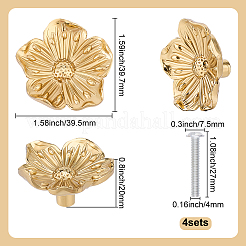 Brass Drawer Cabinet Drop Pull Handles&nbsp;FIND-WH0191-56