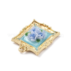 Alloy Enamel Pendants&nbsp;FIND-G089-03G-01