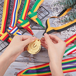 40Pcs 8 Style Polyester Ribbon Medal Strap&nbsp;AJEW-GA0003-61