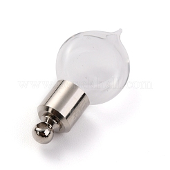 Glass Bottle Pendants&nbsp;GLAA-H105-08P