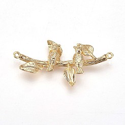 Brass Links connectors&nbsp;KK-P153-05G-NF