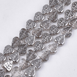 Electroplate Glass Beads Strands&nbsp;EGLA-T017-05