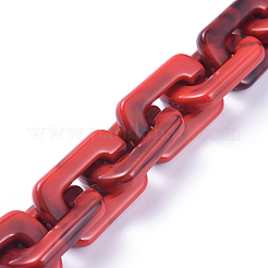 Handmade Acrylic Cable Chains&nbsp;AJEW-JB00531-03