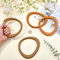 4Pcs 2 Colors Wood Bag Handle&nbsp;PURS-CL0001-21