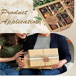200Pcs Kraft Paper Gift Tags&nbsp;SCRA-LP0001-02