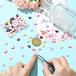 100Pcs 5 Colors Resin Cabochons&nbsp;MRMJ-CJ0001-31