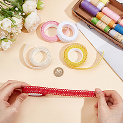 5 Rolls 5 Colors Cotton Decorative Tape&nbsp;TAPE-GF0001-03