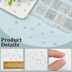 320Pcs 8 Styles Tibetan Style Alloy Beads&nbsp;FIND-SC0020-28