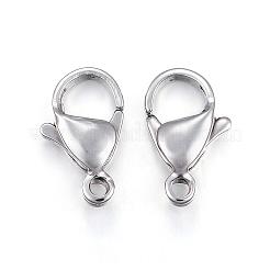 Tarnish Resistant 304 Stainless Steel Lobster Claw Clasps&nbsp;STAS-H353-G-02P