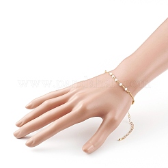 Faceted Glass Beaded Bracelets&nbsp;BJEW-JB05853-03