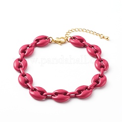 Alloy Coffee Bean Chain Bracelets&nbsp;BJEW-JB06247