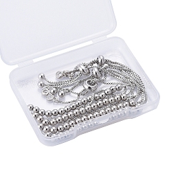 Brass Chain Bracelet Making&nbsp;KK-CJ0001-29