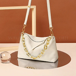 2Pcs 2 Styles CCB Plastic Rectangle Link Purse Chains&nbsp;FIND-HS0002-14G