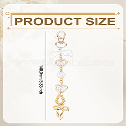1Pc Bowknot Alloy Pendant Decorations&nbsp;AJEW-LP0007-70