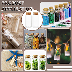 Glass Wishing Bottles for Bead Containers&nbsp;AJEW-WH0871-37B