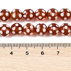 Tibetan Style dZi Beads Strands&nbsp;G-NH0018-E01-01