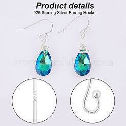 16Pc 925 Sterling Silver Earring Hooks&nbsp;STER-PH0001-37