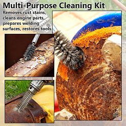 30Pcs 30 Styles Stainless Steel Bore Brush&nbsp;FIND-DL0001-02