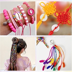 17 Bundles 17 Colors Polyester Embroidery Floss&nbsp;OCOR-YW0001-11