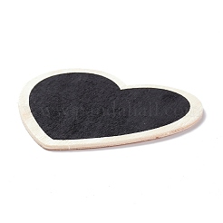Heart Wooden Mini Chalkboard Signs&nbsp;LS-AJEW-M035-02