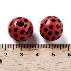 Wood European Beads&nbsp;WOOD-M011-02C