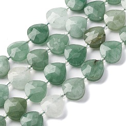 Natural Green Aventurine Beads Strands&nbsp;G-P570-E11-02