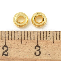 Rack Plating Brass Spacer Beads&nbsp;FIND-T071-01G-02-RS