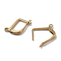 Ion Plating(IP) 304 Stainless Steel Hoop Earring Findings&nbsp;STAS-E194-26G-01